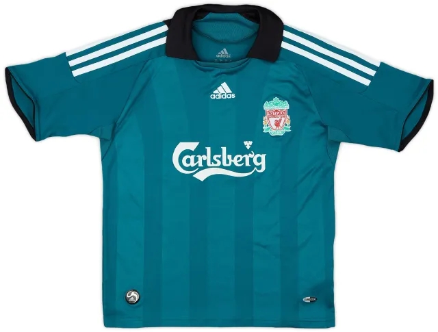 adidas 2008-09 Liverpool Third Shirt - 7/10 - (S.Boys)