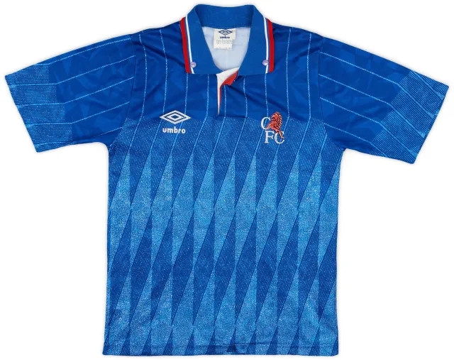 Umbro 1989-91 Chelsea Home Shirt - 7/10 - (S.Boys)