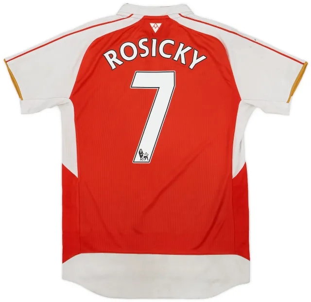 Puma 2015-16 Arsenal Home Shirt Rosicky #7 - 6/10 - (S)