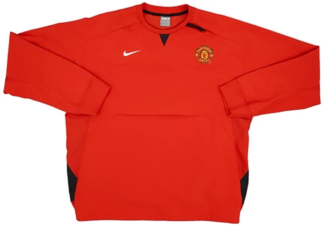 2007-08 Manchester United Nike Drill Top - 5/10 - (XL)