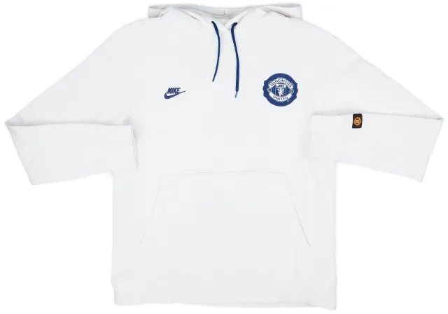2008-09 Manchester United Nike Hooded Sweat Top - 8/10 - (M)