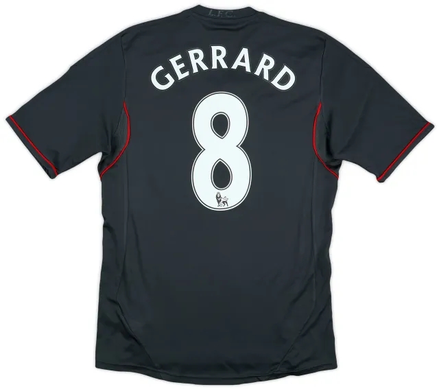 adidas 2011-12 Liverpool Away Shirt Gerrard #8 - 4/10 - (S)