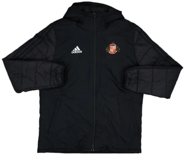 2018-19 Sunderland adidas Padded Bench Coat - 5/10 - (M)