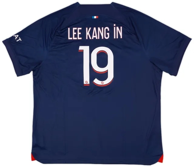 Nike 2023-24 Paris Saint-Germain Home Shirt Lee Kang In #19 (XXL)