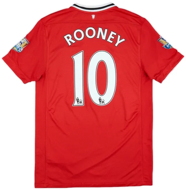 Nike 2011-12 Manchester United Home Shirt Rooney #10 - 7/10 - (M)
