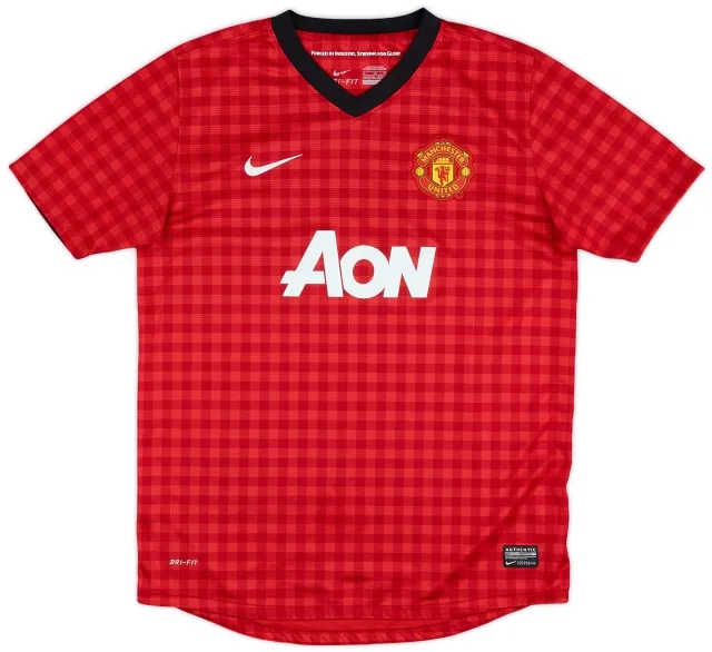 Nike 2012-13 Manchester United Home Shirt - 9/10 - (XL.Boys)