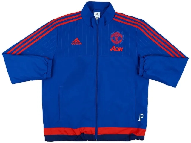 2015-16 Manchester United adidas Track Jacket JP - 6/10 - (L)