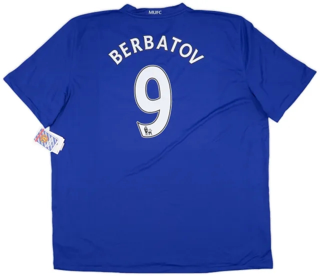 Nike 2008-09 Manchester United Third Shirt Berbatov #9 (3XL)