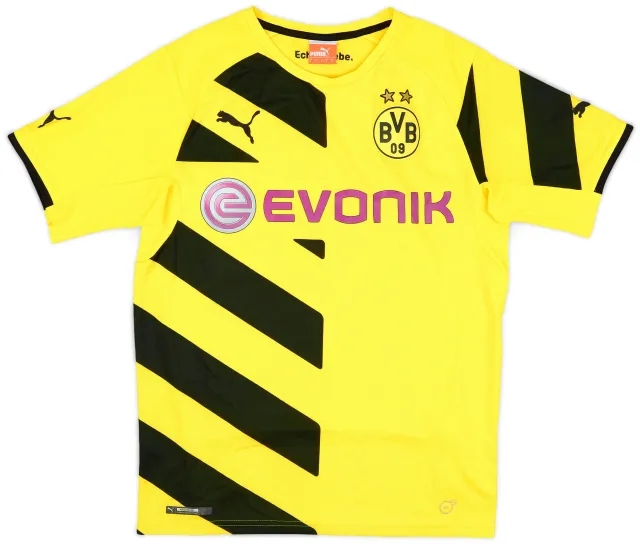 Puma 2014-15 Borussia Dortmund Home Shirt - 7/10 - (S)