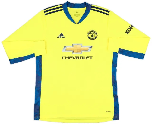 adidas 2020-21 Manchester United GK Shirt - 7/10 - (XL)