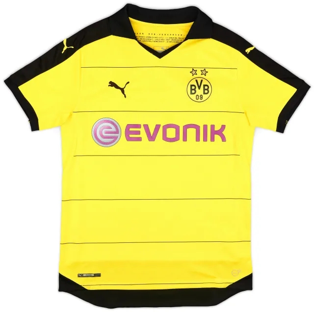 Puma 2015-16 Borussia Dortmund Home Shirt - 5/10 - (M)