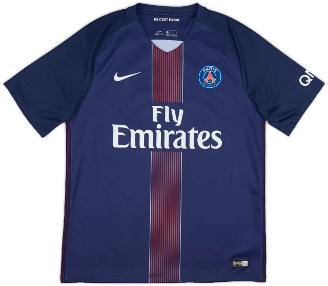 Nike 2016-17 Paris Saint-Germain Home Shirt - 8/10 - (L)