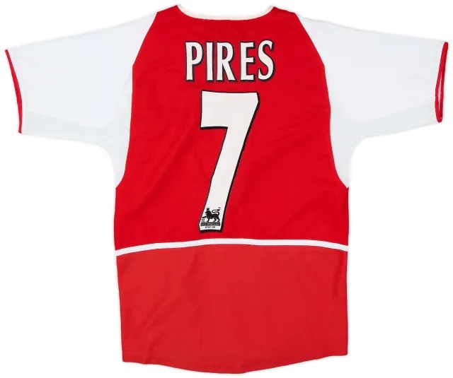 Nike 2002-04 Arsenal Home Shirt Pires #7 - 7/10 - (M.Boys)