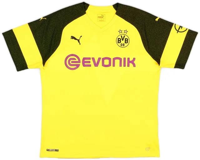 Puma 2018-19 Borussia Dortmund Home Shirt - 8/10 - (XL)