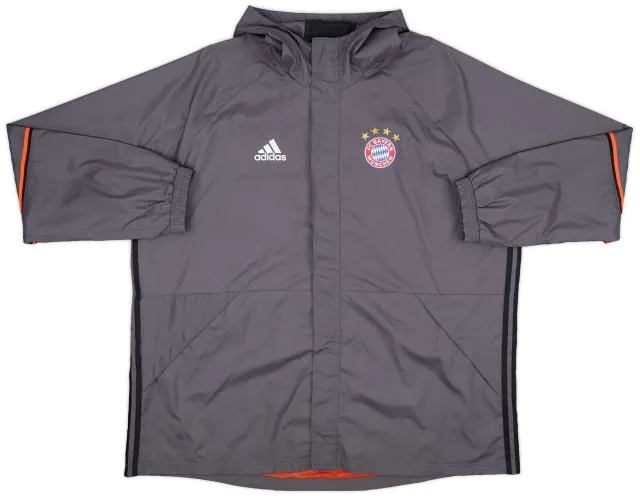 2016-17 Bayern Munich adidas Hooded Rain Jacket - 9/10 - (3XL)