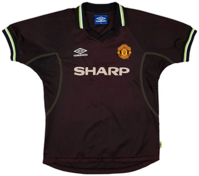 Umbro 1998-99 Manchester United Third Shirt - 5/10 - (L.Boys)