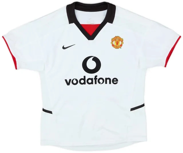 Nike 2002-03 Manchester United Away Shirt - 7/10 - (S.Boys)
