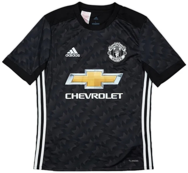 adidas 2017-18 Manchester United Away Shirt - 7/10 - (L.Boys)
