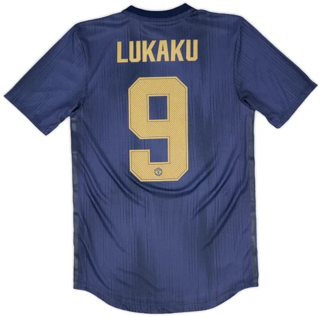 adidas 2018-19 Manchester United Authentic Third Shirt Lukaku #9 (S)