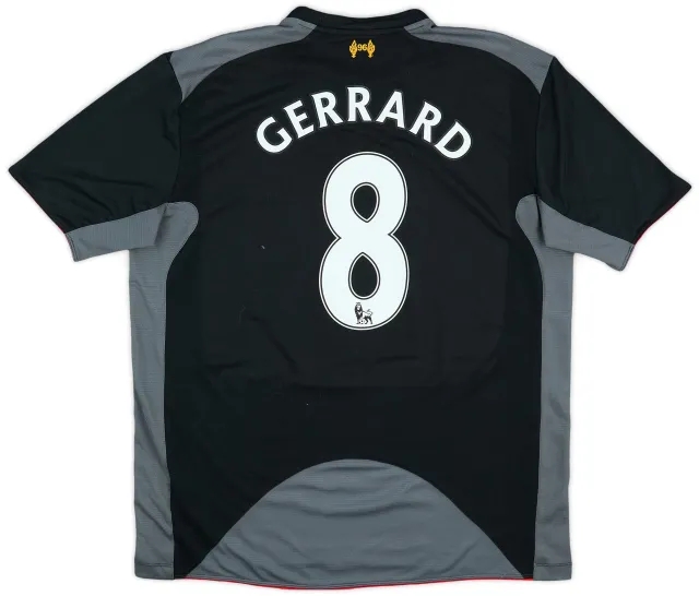 2012-13 Liverpool Away Shirt Gerrard #8 - 7/10 - (XL)
