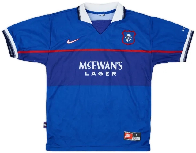 Nike 1997-99 Rangers Home Shirt - 5/10 - (L.Boys)