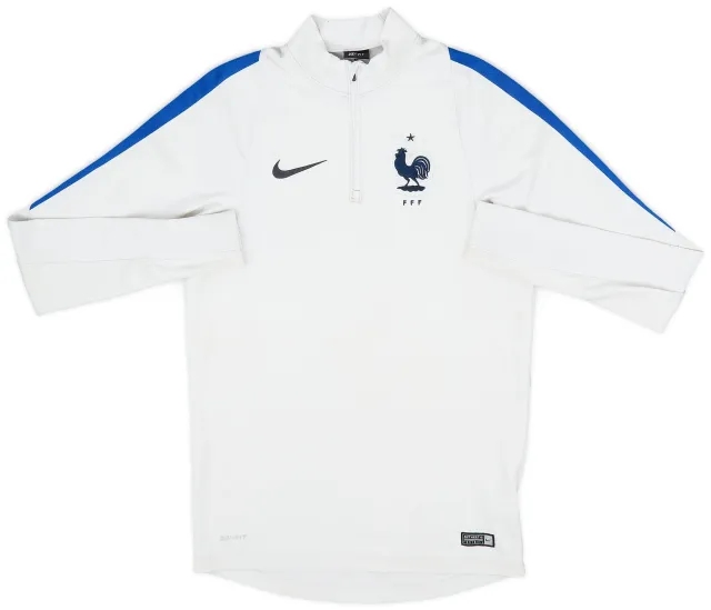 2016-17 France Nike 1/4 Zip Drill Top - 5/10 - (S)