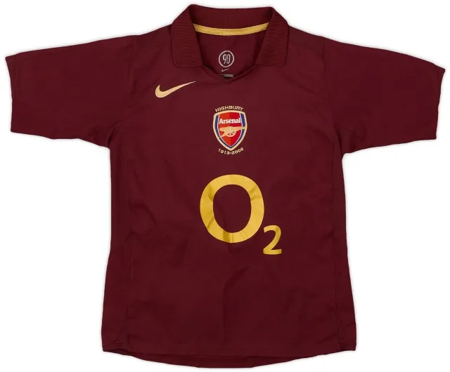 Nike 2005-06 Arsenal Home Shirt - 6/10 - (S.Boys)