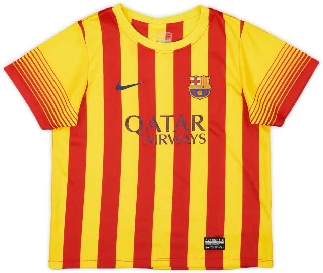 Nike 2013-15 Barcelona Away Shirt - 8/10 - (6-7 Years)
