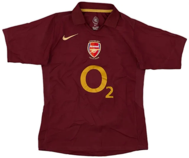 Nike 2005-06 Arsenal Home Shirt - 8/10 - (M.Boys)