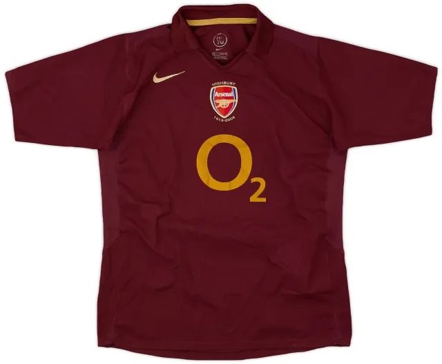 Nike 2005-06 Arsenal Home Shirt - 8/10 - (XL.Boys)