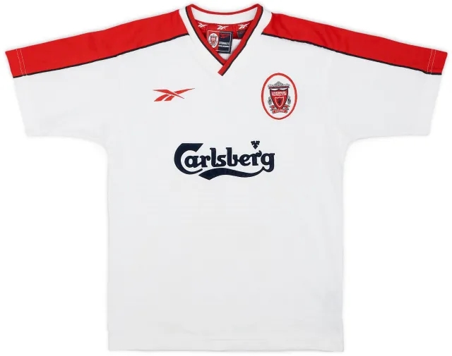Reebok 1998-99 Liverpool Away Shirt - 5/10 - (L.Boys)