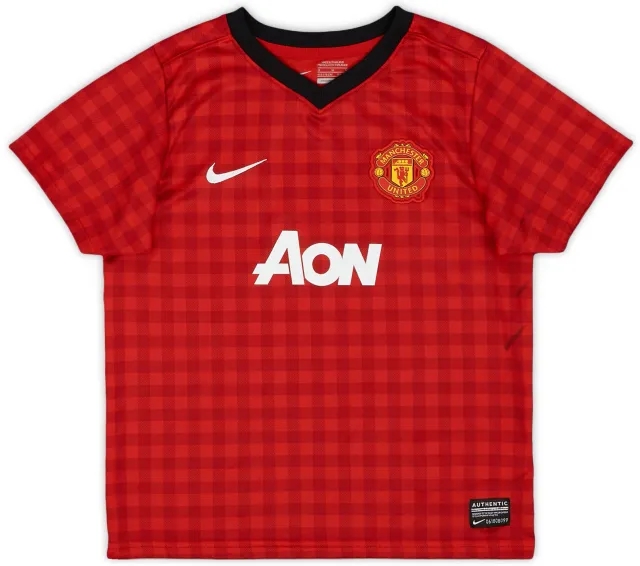 Nike 2012-13 Manchester United Home Shirt - 10/10 - (5-6 Years)