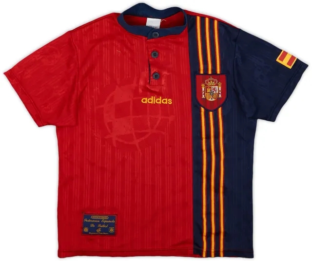 adidas 1996-98 Spain Home Shirt - 8/10 - (XS)