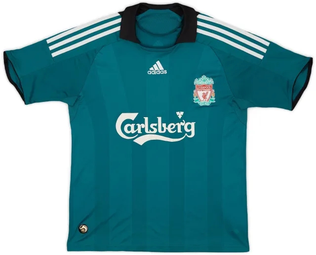 adidas 2008-09 Liverpool Third Shirt - 7/10 - (L.Boys)