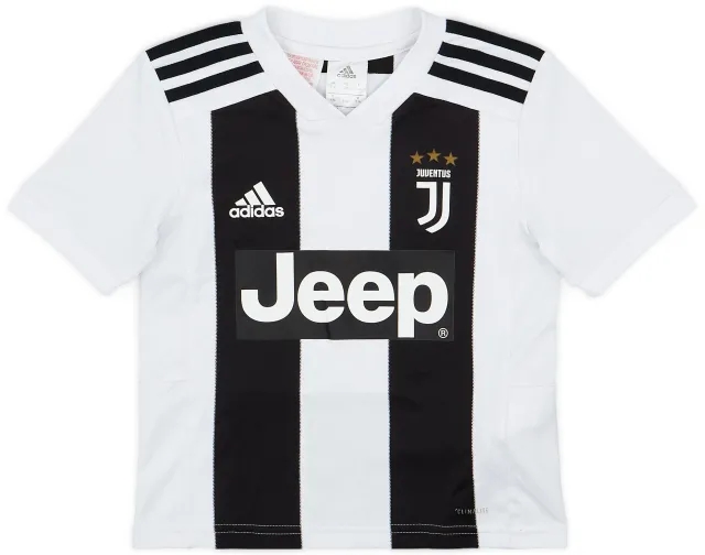 adidas 2018-19 Juventus Home Shirt - 9/10 - (5-6 Years)