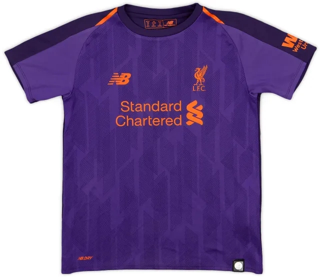 NewBalance 2018-19 Liverpool Away Shirt - 9/10 - (6-7 Years)
