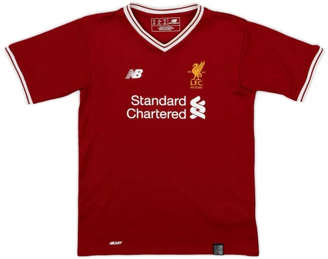 NewBalance 2017-18 Liverpool 125 Years Home Shirt - 7/10 - (6-7 Years)