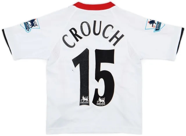 Reebok 2005-06 Liverpool Away Shirt Crouch #15 - 7/10 - (S.Boys)