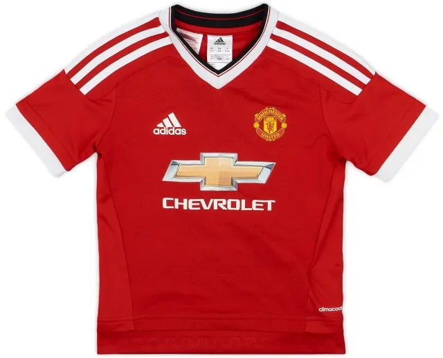 adidas 2015-16 Manchester United Home Shirt - 9/10 - (XS.Boys)