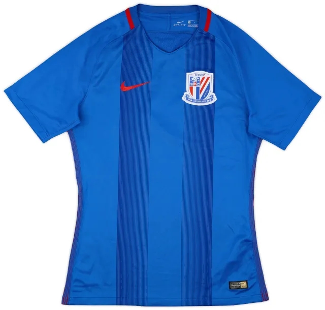 Nike 2017 Shanghai Shenhua Home Shirt - 7/10 - (Women's L)