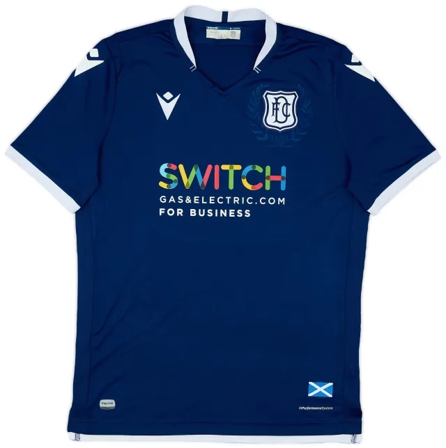 Macron 2019-20 Dundee Home Shirt - 8/10 - (M)