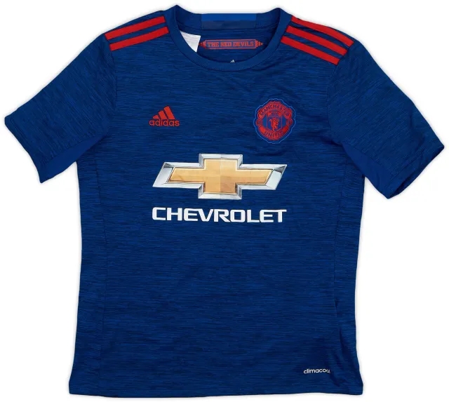 adidas 2016-17 Manchester United Away Shirt - 8/10 - (M.Boys)