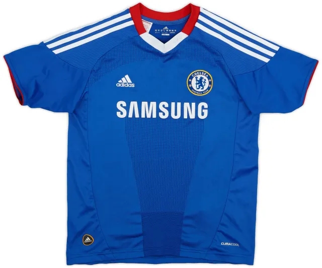 adidas 2010-11 Chelsea Home Shirt - 7/10 - (M.Boys)