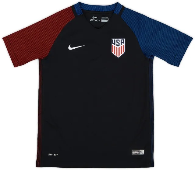 Nike 2016-17 USA Away Shirt - 9/10 - (S.Boys)
