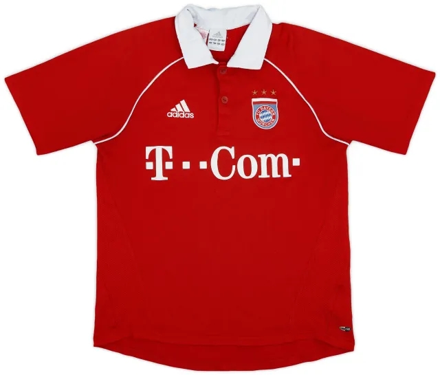 adidas 2005-06 Bayern Munich Home Shirt - 6/10 - (XL.Boys)