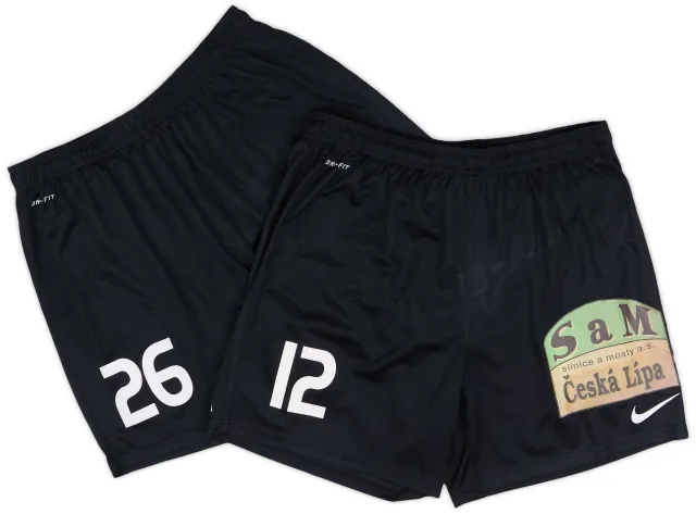 Nike 2014-15 FK Jablonec Player Issue Away Shorts # - 7/10 - (XL)