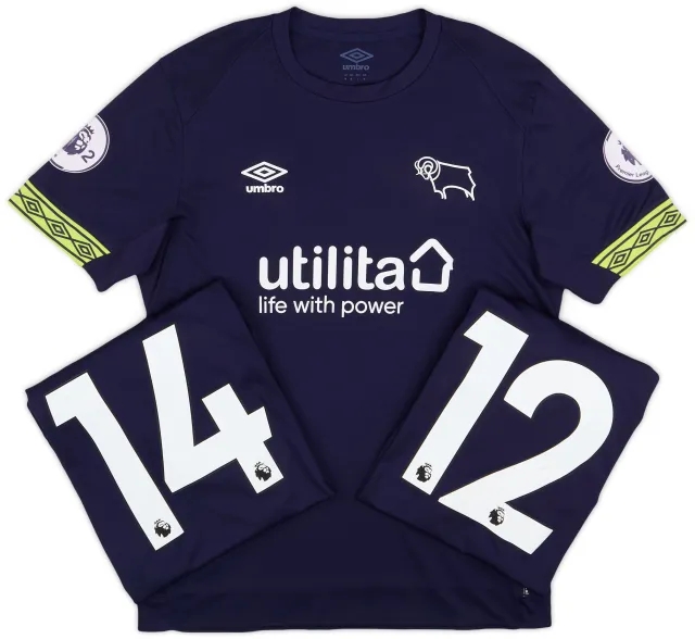 Umbro 2018-19 Derby County Away Shirt # - 9/10 - (M)