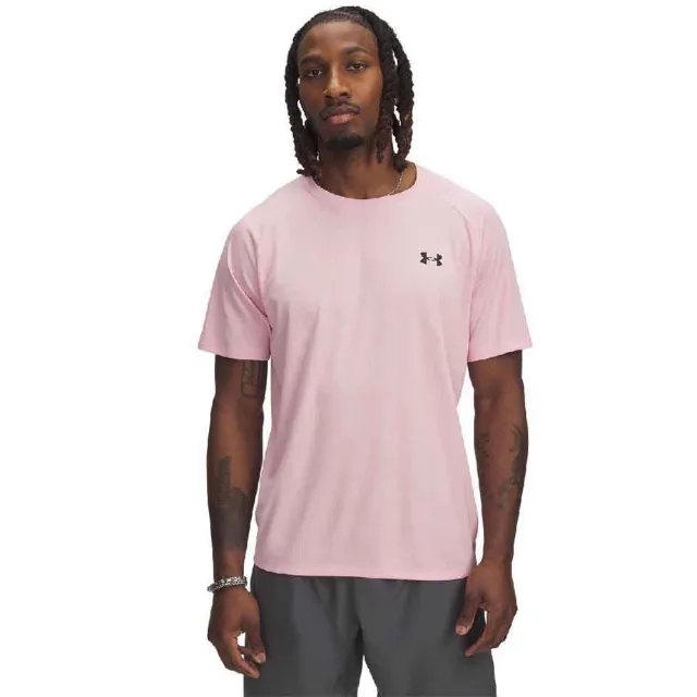 Under Armour  Tech™ Textured Men's Short Sleeve Prime Pink / Black XS