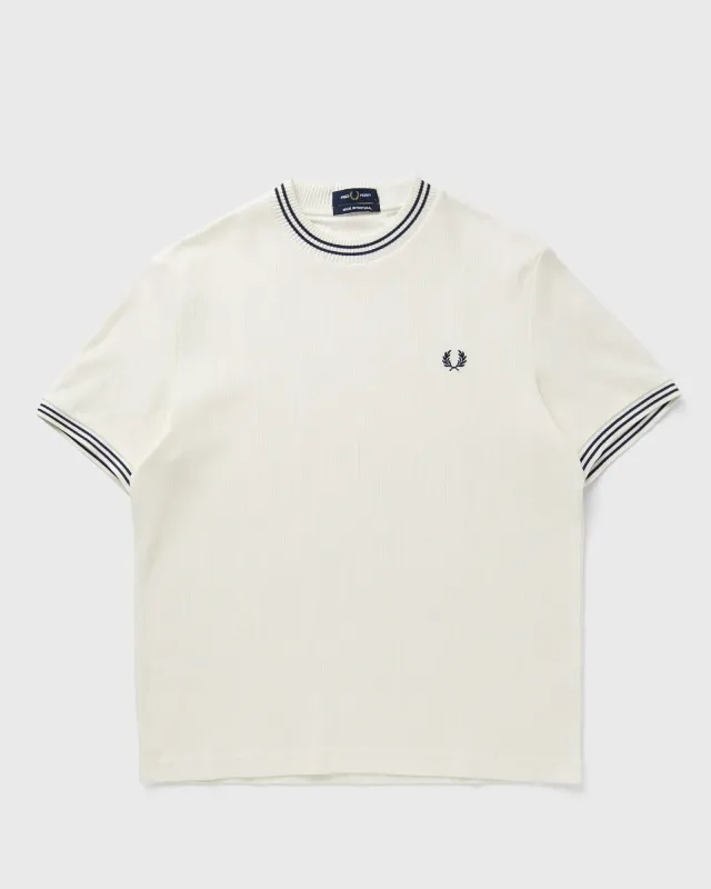 Fred Perry RIBBED JERSEY T-SHIRT