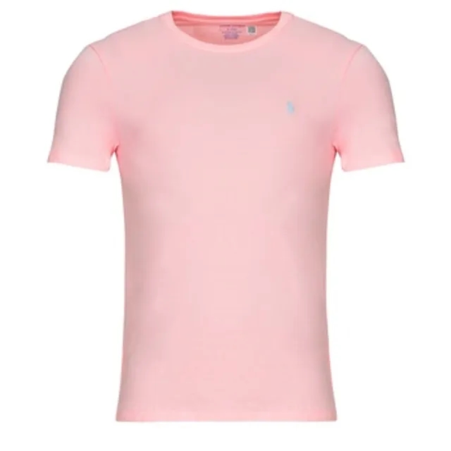 Polo Ralph Lauren  T-SHIRT AJUSTE EN COTON  men's T shirt in Pink